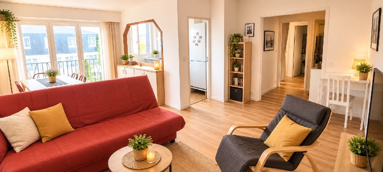 APPARTEMENT F3 3 pi�ce(s) Centre Ville